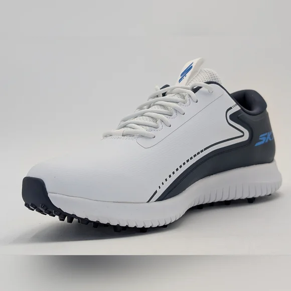 Skechers Go Golf Max 3 Size 9 ArchFit Waterproof Men's White and Navy Sneakers
